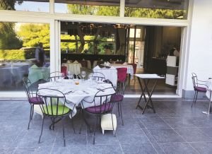 A la terrasse du Restaurant Brugmann